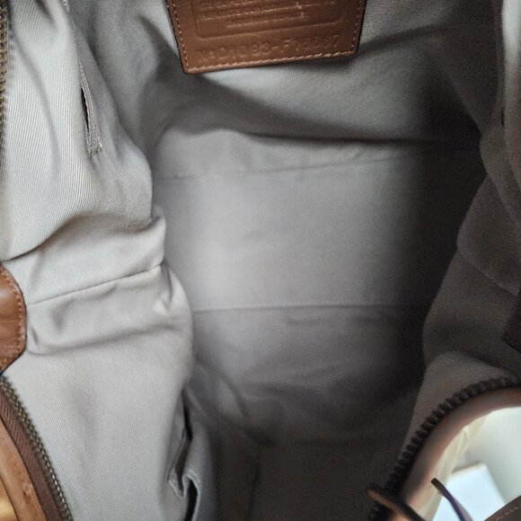 COACH Vintage D1093-F15667 Chelsea Optic C Tan/Brown Hobo Bag - Picture 15 of 16